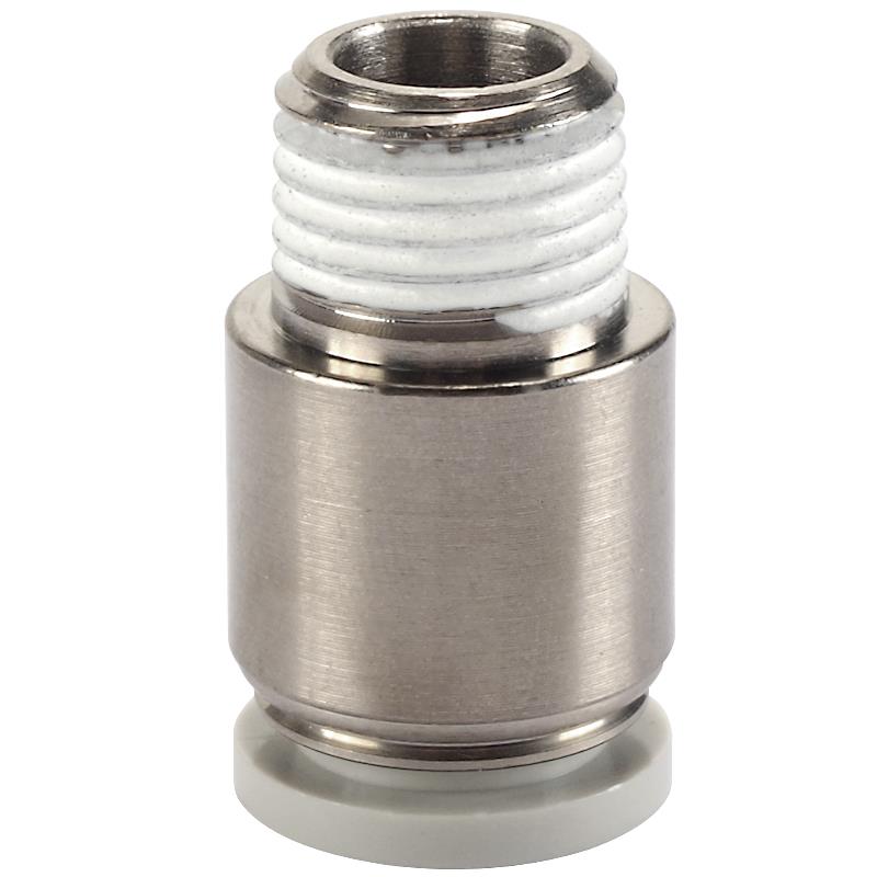 亚德客气动螺纹直通气管快速接头POC 4 6 8 10-M5-01-02气嘴快插 - 图3