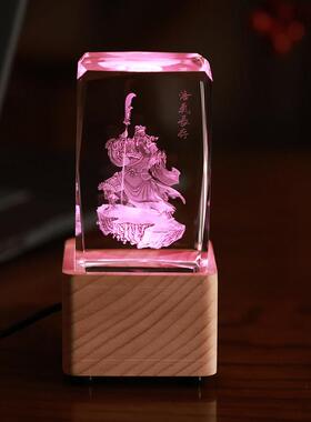 感恩毕业季礼物送老师内雕水晶孔子摆件书房玄关办公室桌上工艺礼