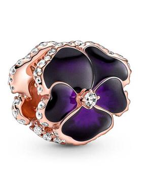 Real 925 Sterling Silver Clear Heart Zircon Star Butterfly P