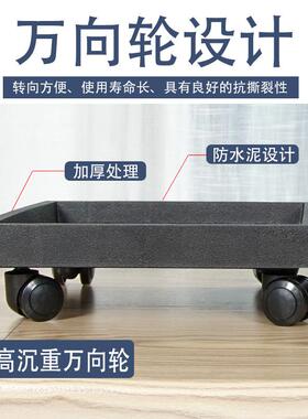 仿水泥花盆树脂散尾葵龟背竹用简约创意大号落地户外楼顶创意设计