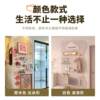Solid wood hole board door custom entry entrance wall storage rack hanging board partition display storage rack shape wall