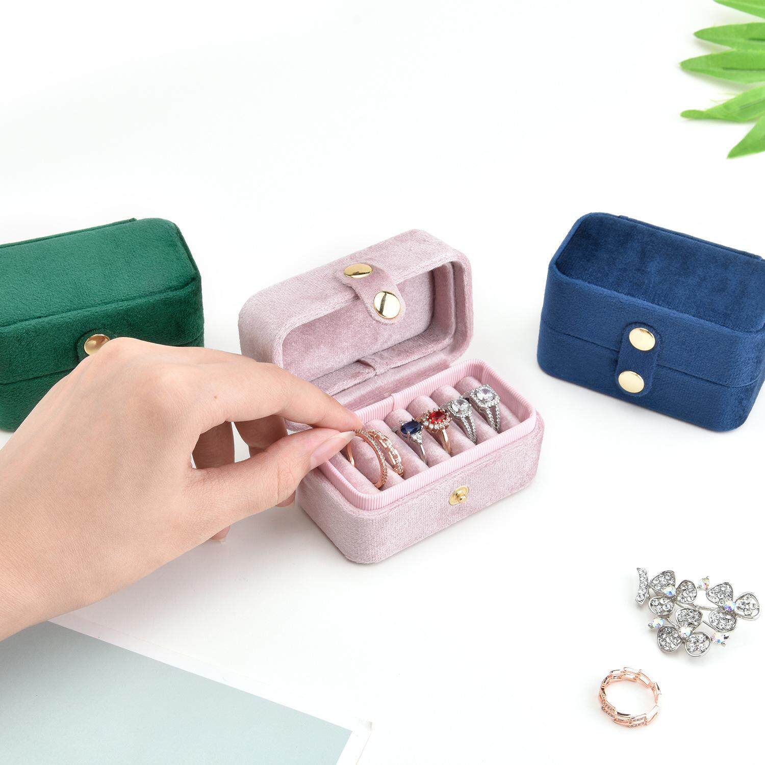 Jewelry box velvet cross border ring jewelry packaging