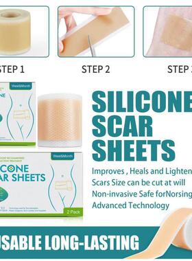 Self-Adhesive Scar Removal Silicone Gel Tape Sticker Sheet