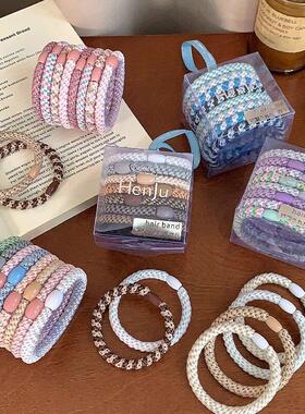 hair bands hair lead rope rubber bands being head ties band