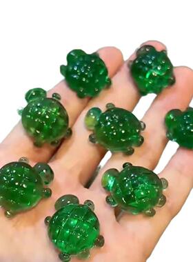 8pcs Wind oil essence mini turtle decompression kneading