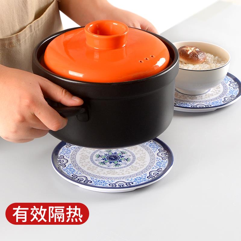 青花瓷素隔热垫碗垫盘垫杯垫餐垫号锅垫餐桌垫欧式