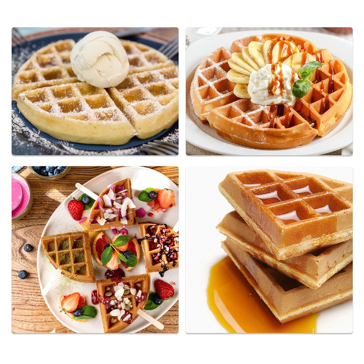 Sophicommercialkitchenwafflemakerroundshapenonstick - 图2