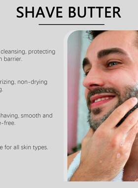 OCEAURA Men's Shaving Soap offers a gentle, clean, and smoot