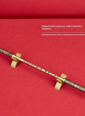 山记莱如意金箍棒装饰黄铜孙悟空定海针家酒柜办公室创意礼品