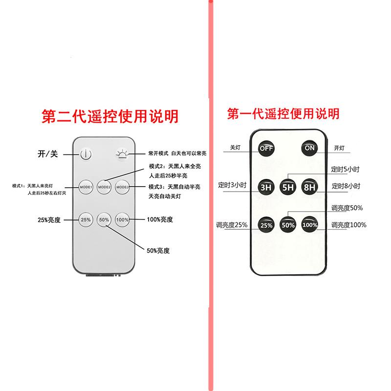 太阳能户外灯分体式室内室外庭院灯防水一拖二家用感应太阳能吊灯 - 图3