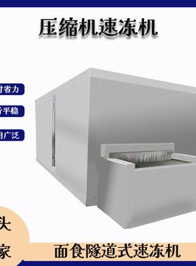 商用乳制品速冻机芋头水饺隧道速冻流水线海鲜秋葵保鲜速冻设备
