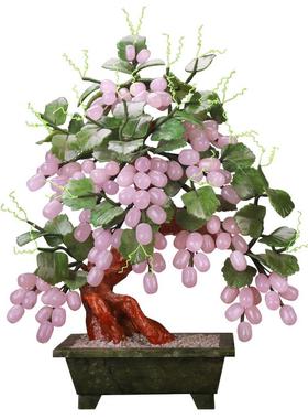 正品天刻然玉石雕萄树客厅家居饰葡品卧室书房玄关器新中式玉法式