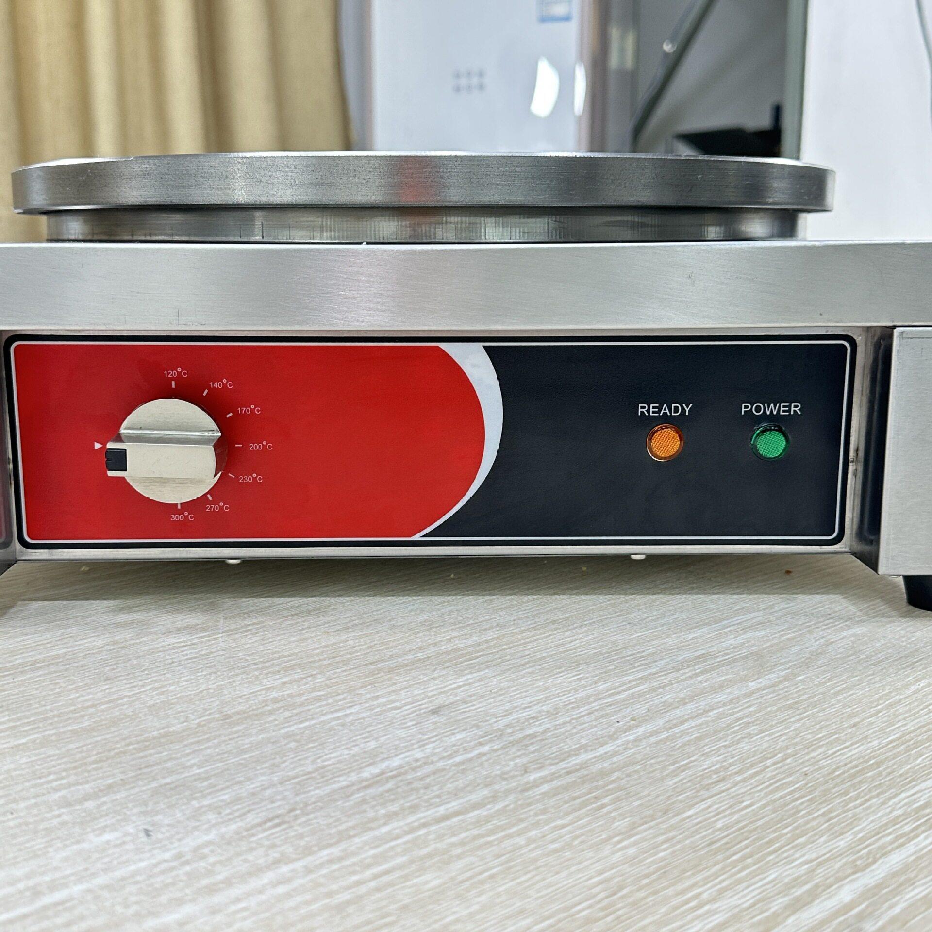 Guangzhou's first commercial pancake and fruit machine stainless steel electric pancake oven Indian flying pancake non-stick pan pancake machine