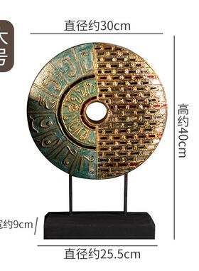 泰式家居客厅电视柜摆件装饰品实木工艺品玄关东南亚异风格丽木雕