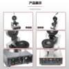 Rotating hamburger machine commercial double-head flying saucer pancake machine electric heating head sandwich toast stuffed hot press oven bread