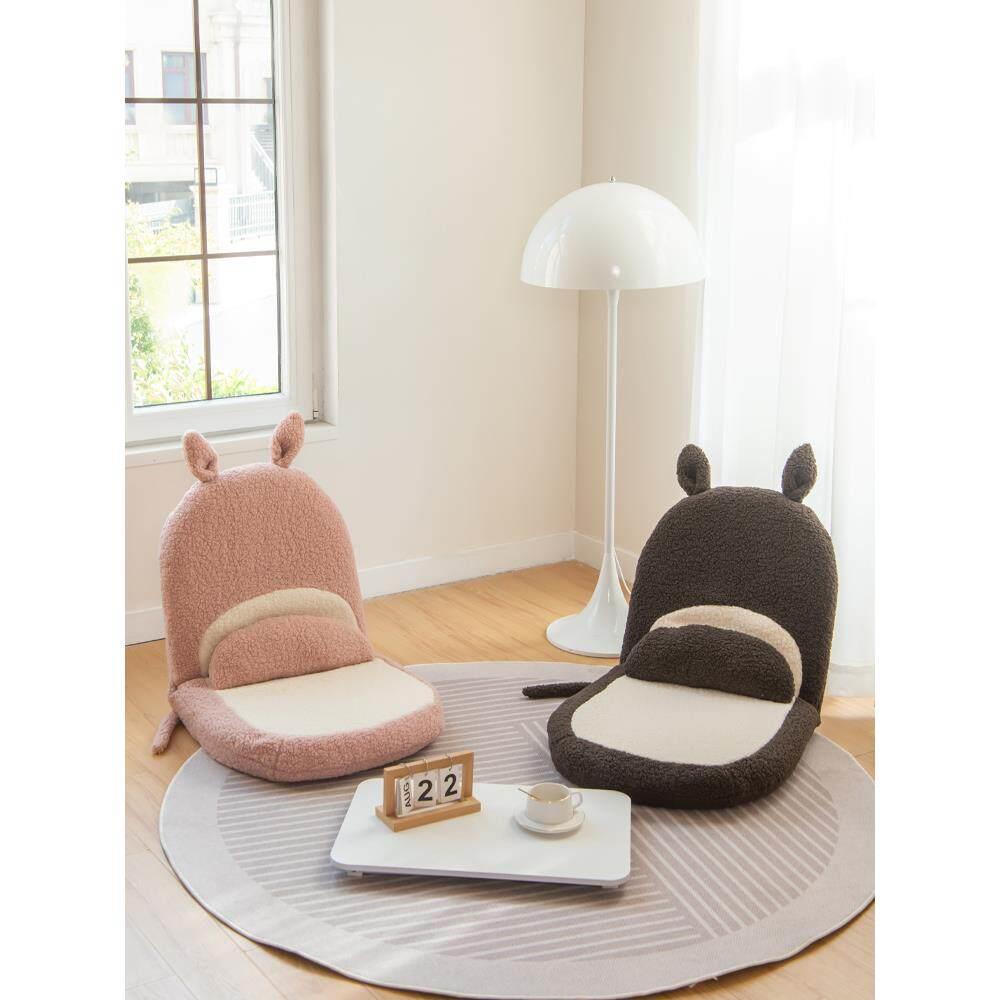 Lazy sofa bay window chair backrest adjustable tatami cushion girls dormitory bed cute seat removable and washable