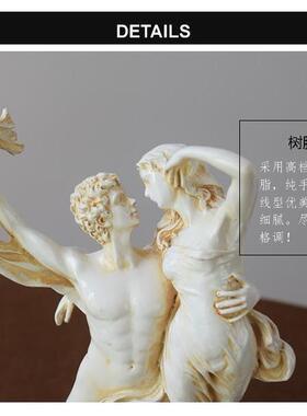 欧式23548964创意摆件希神话神爱翅塑膀天使雕像客腊厅书柜新房装