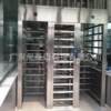 Fingerprint recognition full-height turnstile factory access control attendance stainless steel fence rotating channel 90-degree cross gate