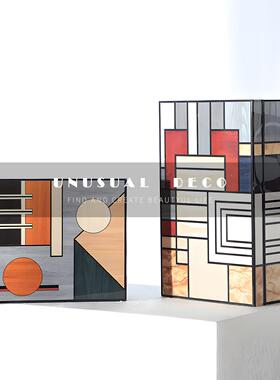 UNUSUAL 现代简约异域图腾装饰收纳盒样板房首饰盒卧室饰品盒摆件