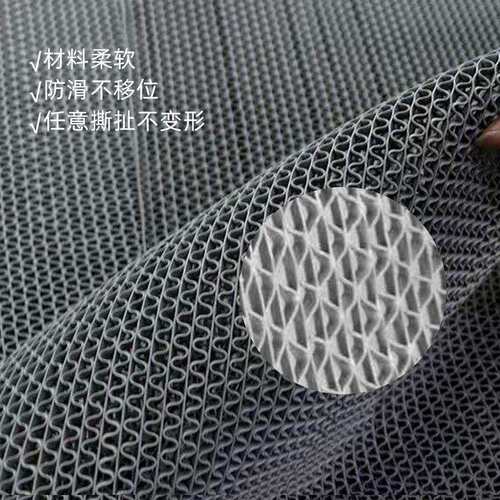 防滑垫大面积塑料pvc地毯户外浴室镂空防水网格s厨房卫生间室外地 - 图1