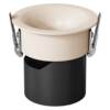 Coco Custard recessed spotlight hill frameless downlight latex paint same color led living room home 75mm