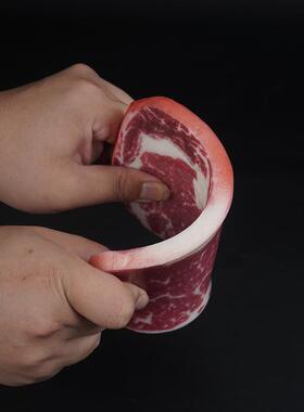 仿真和牛眼肉牛排假战斧牛排模型原切生牛肉道具摆件装饰工厂