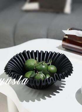 海外爆款法式干果托盘客厅茶几餐厅样板间水果盆简约装饰摆件