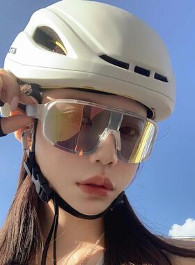 日夜两用骑行眼镜护目镜女变色登山徒步运动太阳眼镜防风抗UV户外