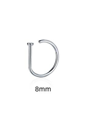 Women Men Fake Piering Nose Ring Earrings Fashion punk Non P