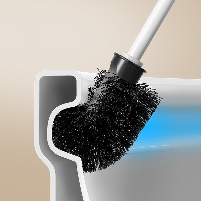 Toilet brush household toilet brush set plastic cleaning brush toilet brush with base toilet brush toilet brush brush