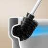 Toilet brush household toilet brush set plastic cleaning brush toilet brush with base toilet brush toilet brush brush