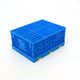 500-230 folding basket plastic cover electronic hardware turnover storage frame clinker PP blue
