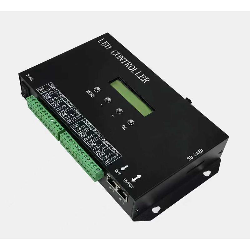 LED全彩幻彩DMX512灯带控制器酒吧KTV包房四口八口控台可编程序 - 图3