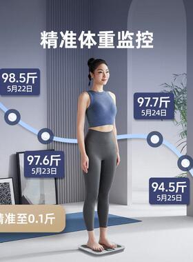 LEFU乐福光能充电体脂秤体重计智能精准电子秤家用减肥专用称重