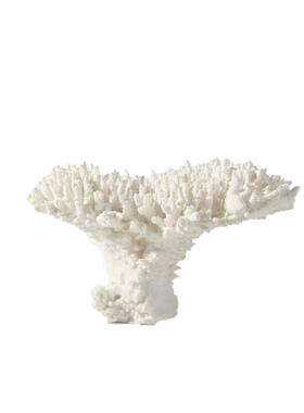 代简约几何仿真现PZ1149珊树脂瑚摆件样板间售楼玄关书房桌面装饰