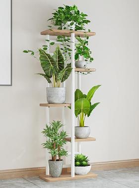花架子客厅花架室内落地式多层花盆花架绿萝吊篮阳台花架铁艺ins