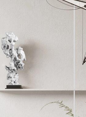 新客中式太湖石文化石假山雕塑中古ES-A6417侘寂摆居件家厅玄关会