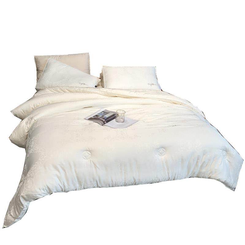 ql@3H大豆蛋白纤维加厚柔软被芯春秋提花被褥夏被 单双人四季保 - 图3