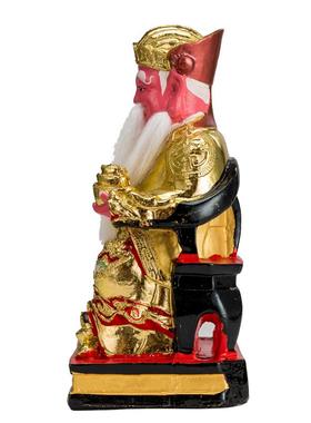 高档紫运阁土地公像 树脂福正德神件 客厅摆佛设神像与摆神龛组合