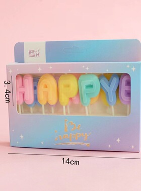 birthdayhappyins马卡龙韩国蜡片