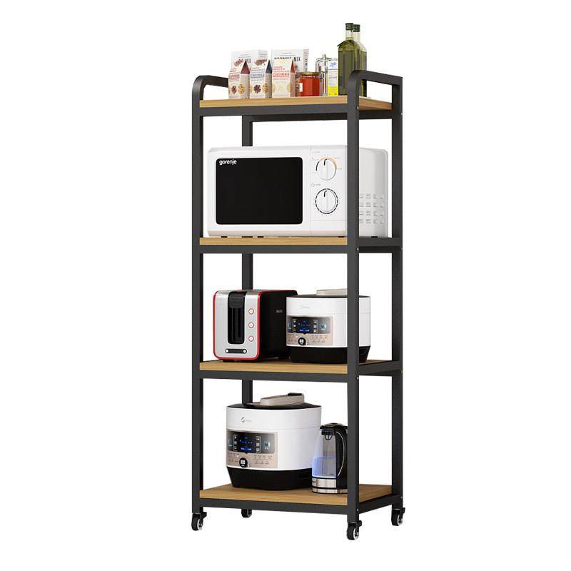 厨房置物架夹缝落地离地多层餐具收纳层架多功能烤箱微波炉电饭锅,淘宝优惠券,粉丝福利购,淘宝优惠卷