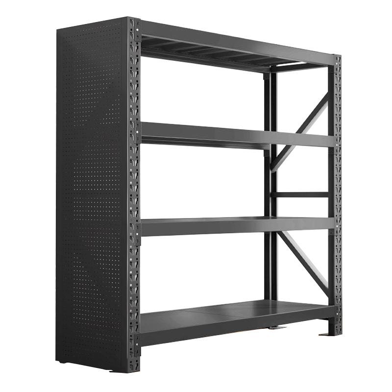 Hole plate shelves hardware tool rack storage shelves multi-layer household shelves basement storage shelves