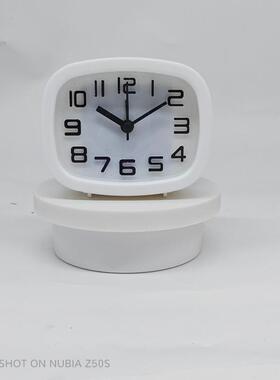 卡通学生儿童闹钟家用床头钟礼品钟个性电子钟简约创意彩色时钟