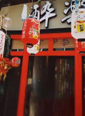 20X45cm Japanese Style Lucky Cat Paper Lantern Kawaii