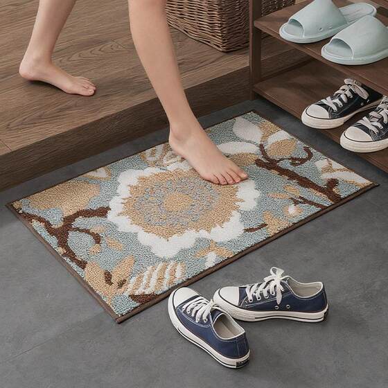 Dada floor mat entrance carpet entry floor mat bedroom foyer non-slip kitchen mat rubber soil wear-resistant entry mat 2026