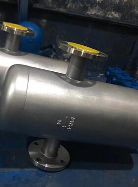 不锈钢汽水分离器旋风挡板式分离器除水空气过滤器油气分离器