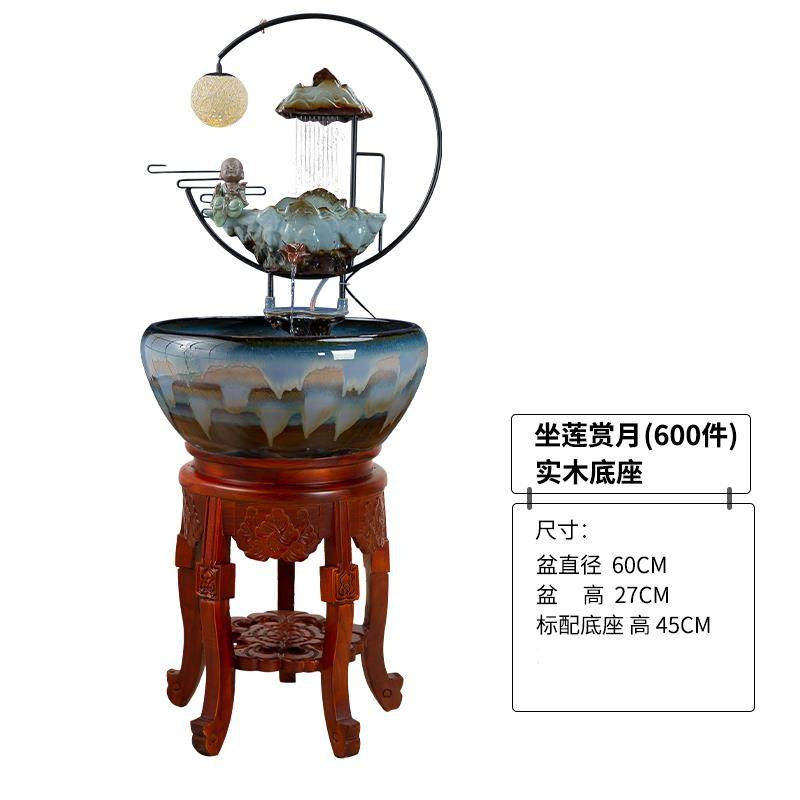 高档景德养镇陶瓷乌鱼缸仿古鱼盆特大龟睡莲碗莲盆荷缸家居客花厅,淘宝优惠券,粉丝福利购,淘宝优惠卷