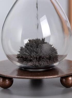 磁铁沙漏创意减压办公室桌面解压摆件磁力漏斗流沙家居装饰小礼物