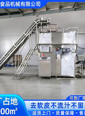 土豆脱皮机黄桃葡萄头根茎类农作物蒸汽去皮机深加工预处理
