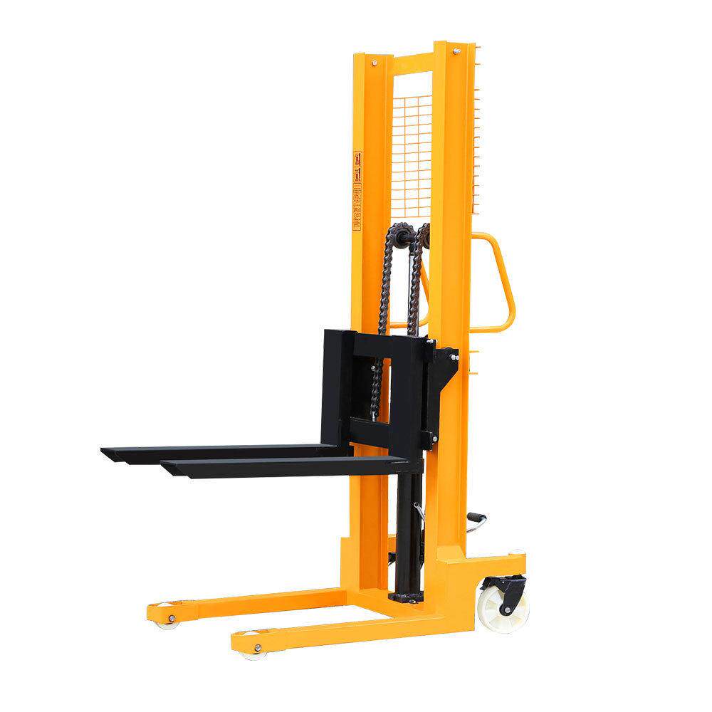 New manual hydraulic stacker lift forklift 2 tons full and semi-electric handling hand push small